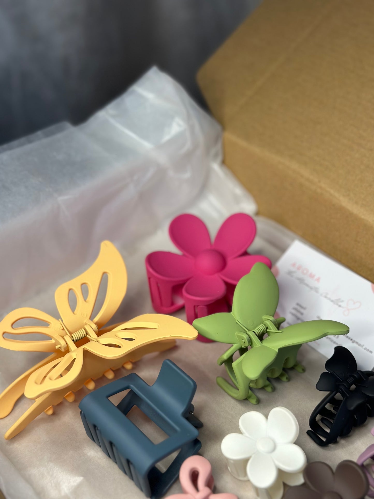 Mix claw clips - Set of 10