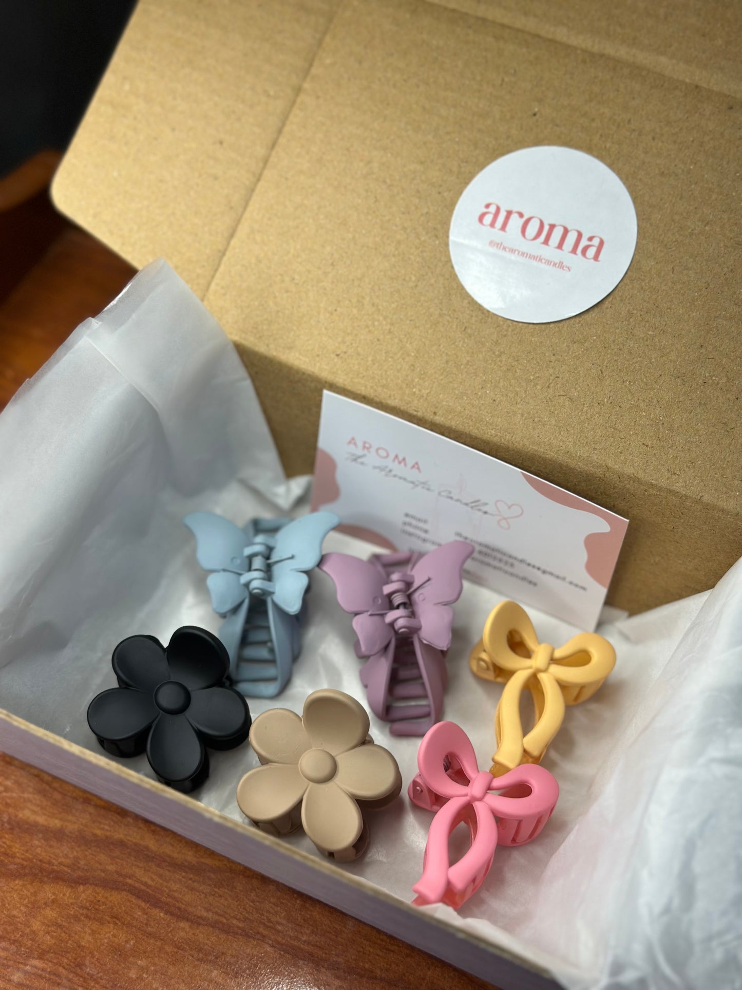 Mix mini claw clips - Set of 6