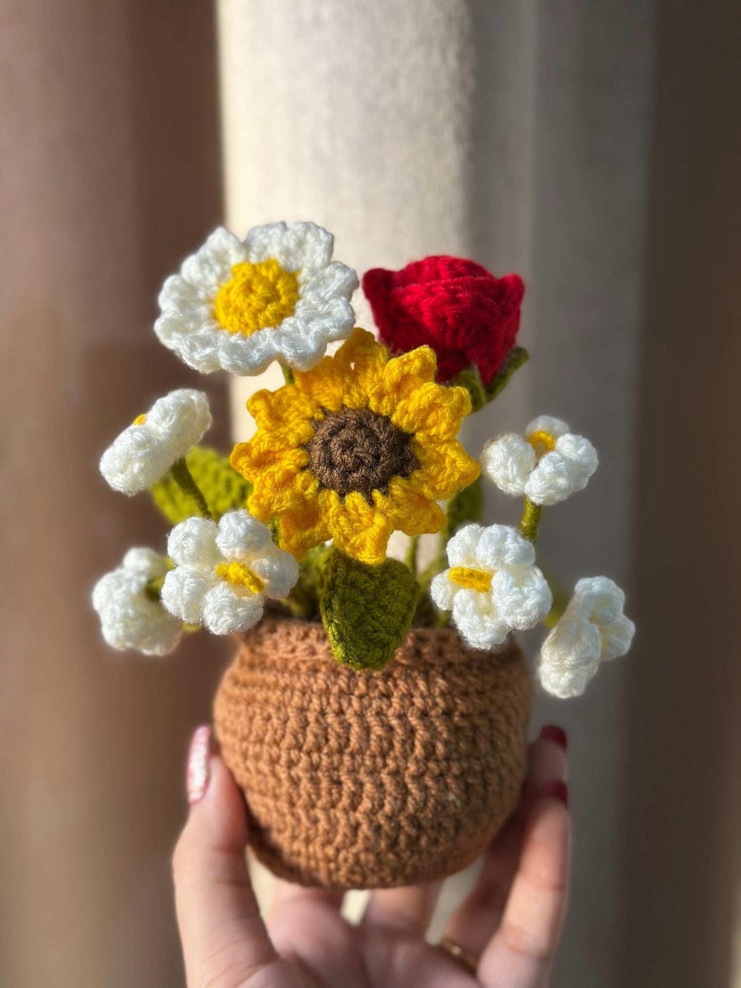 Eid special - Crochet pot and “be mine”candle