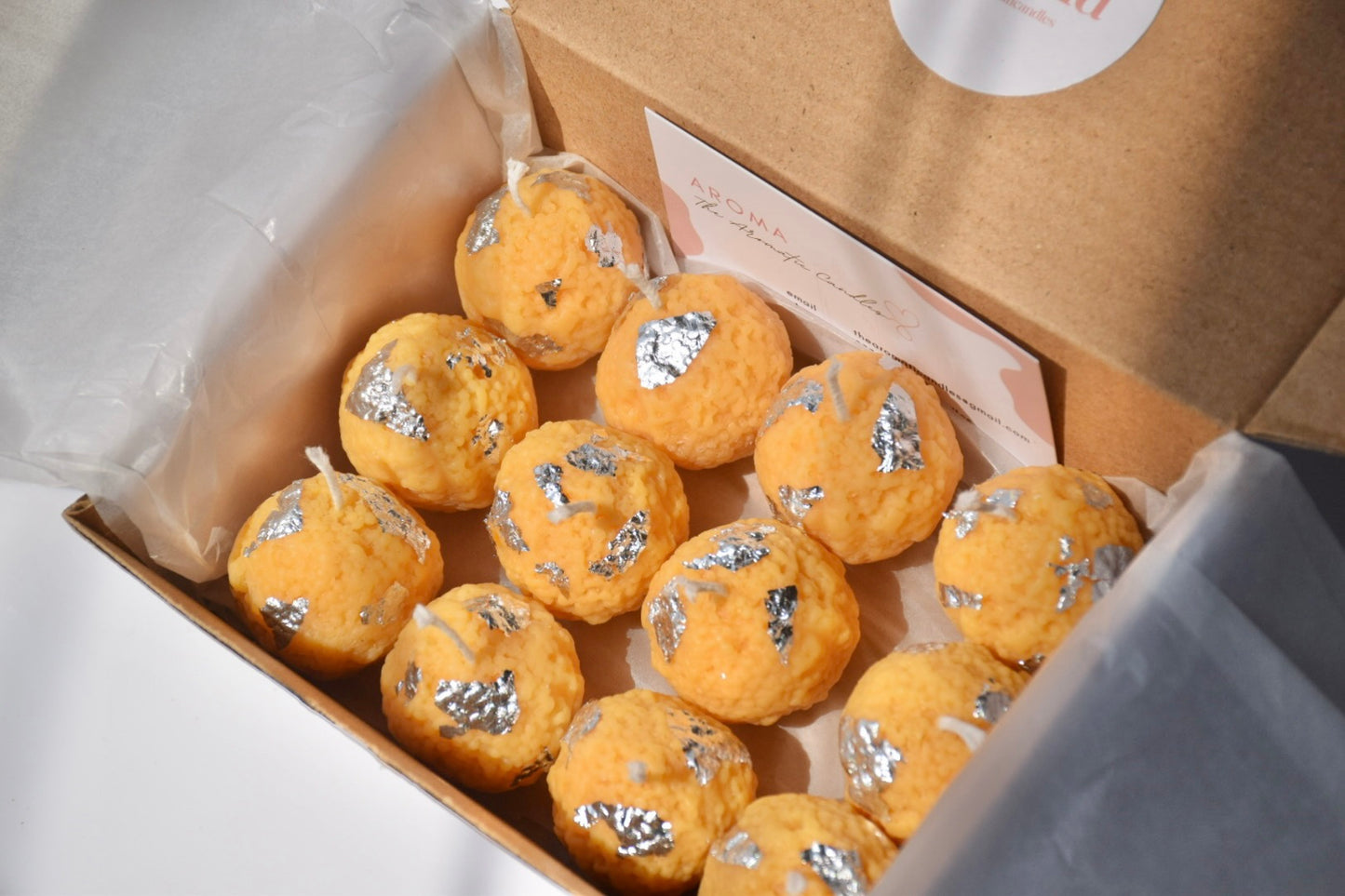 Ladoo candles - Set of 12