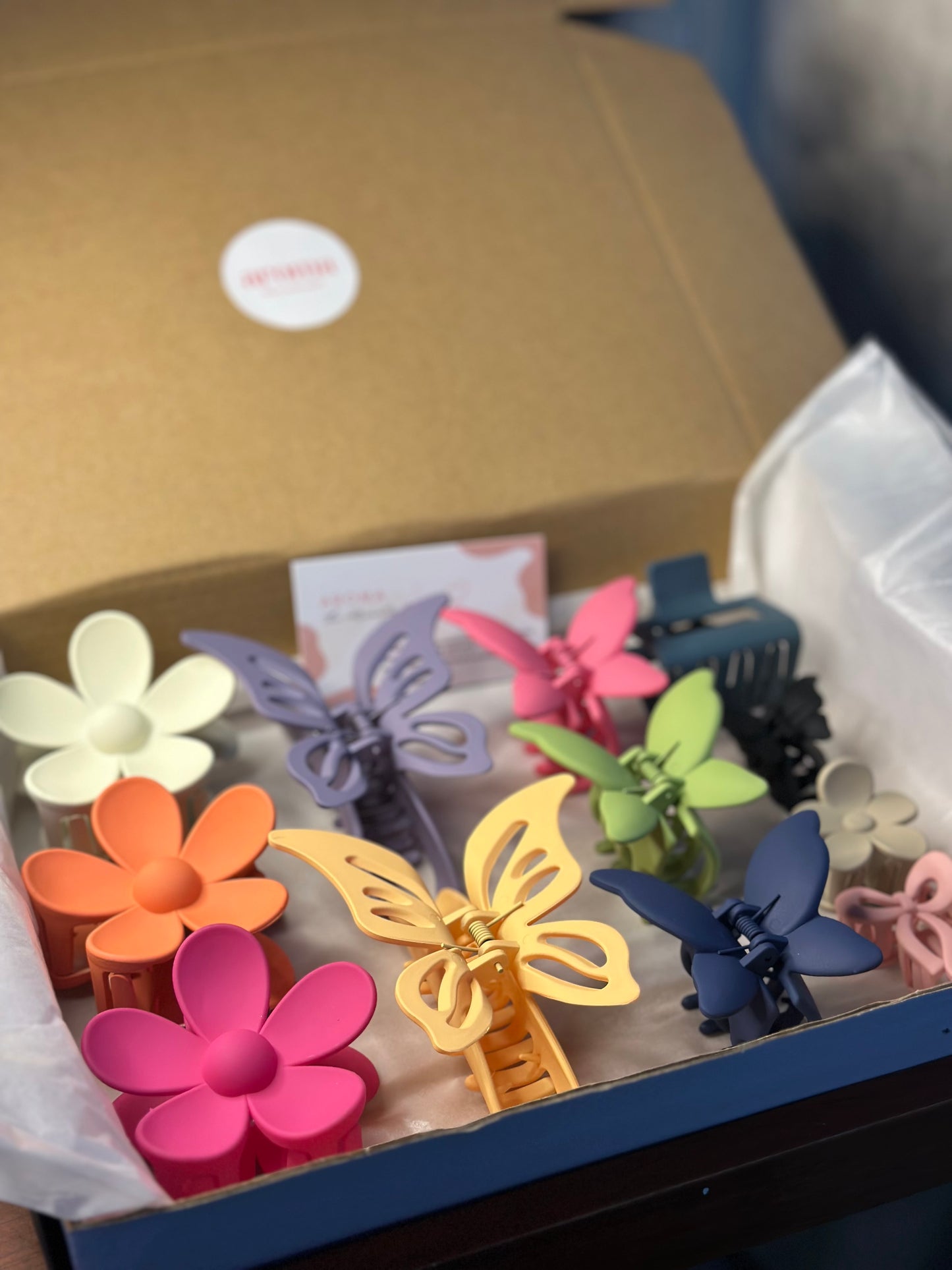 Mix claw clips - Set of 12