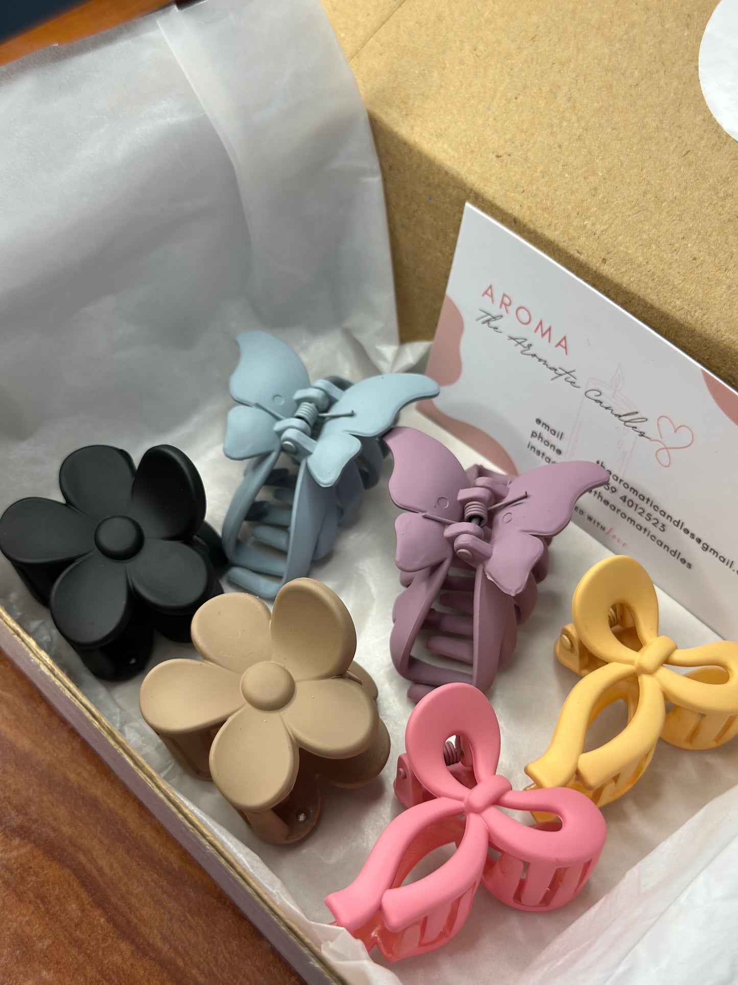 Mix mini claw clips - Set of 6