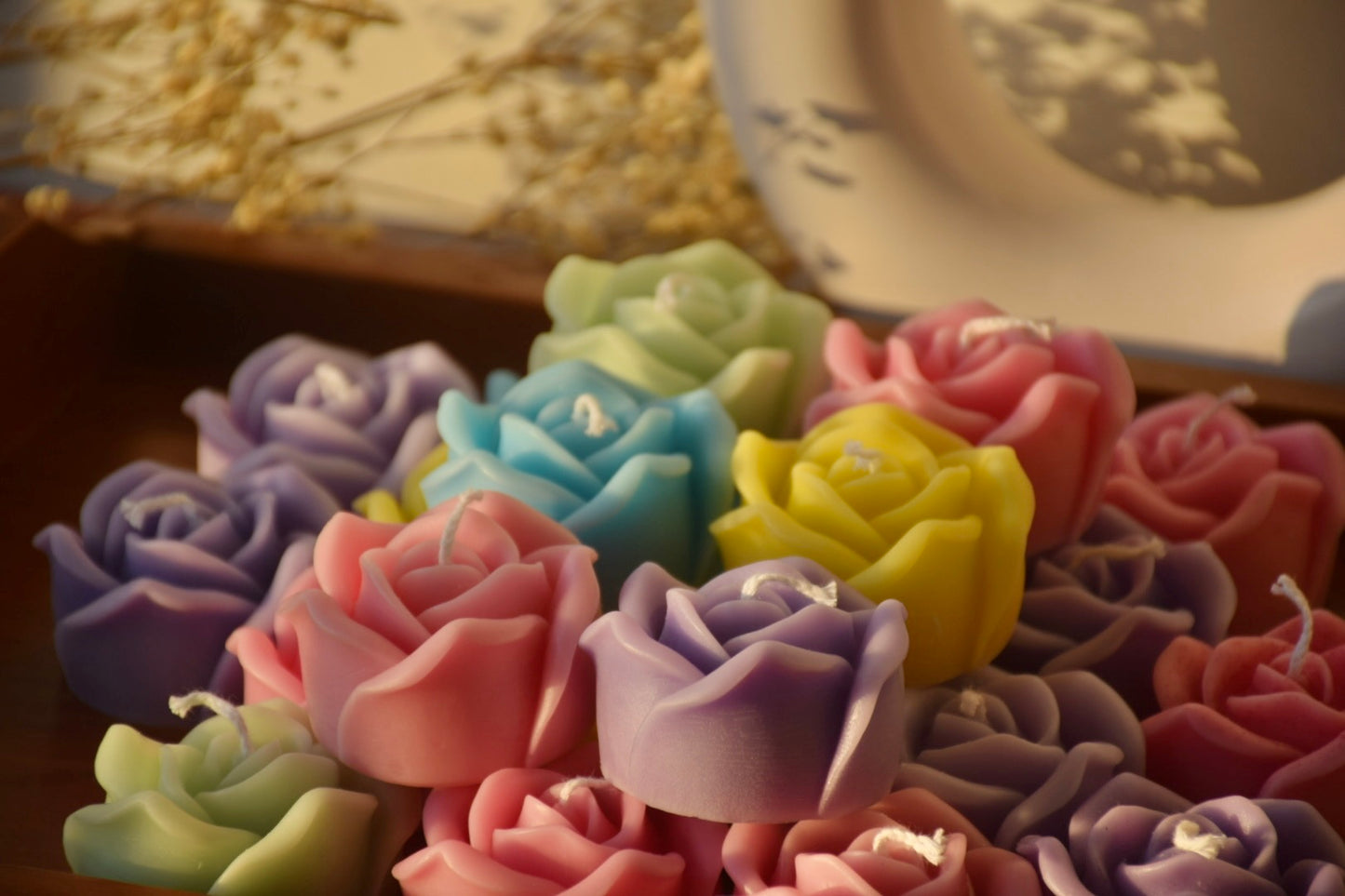 Rose Candle
