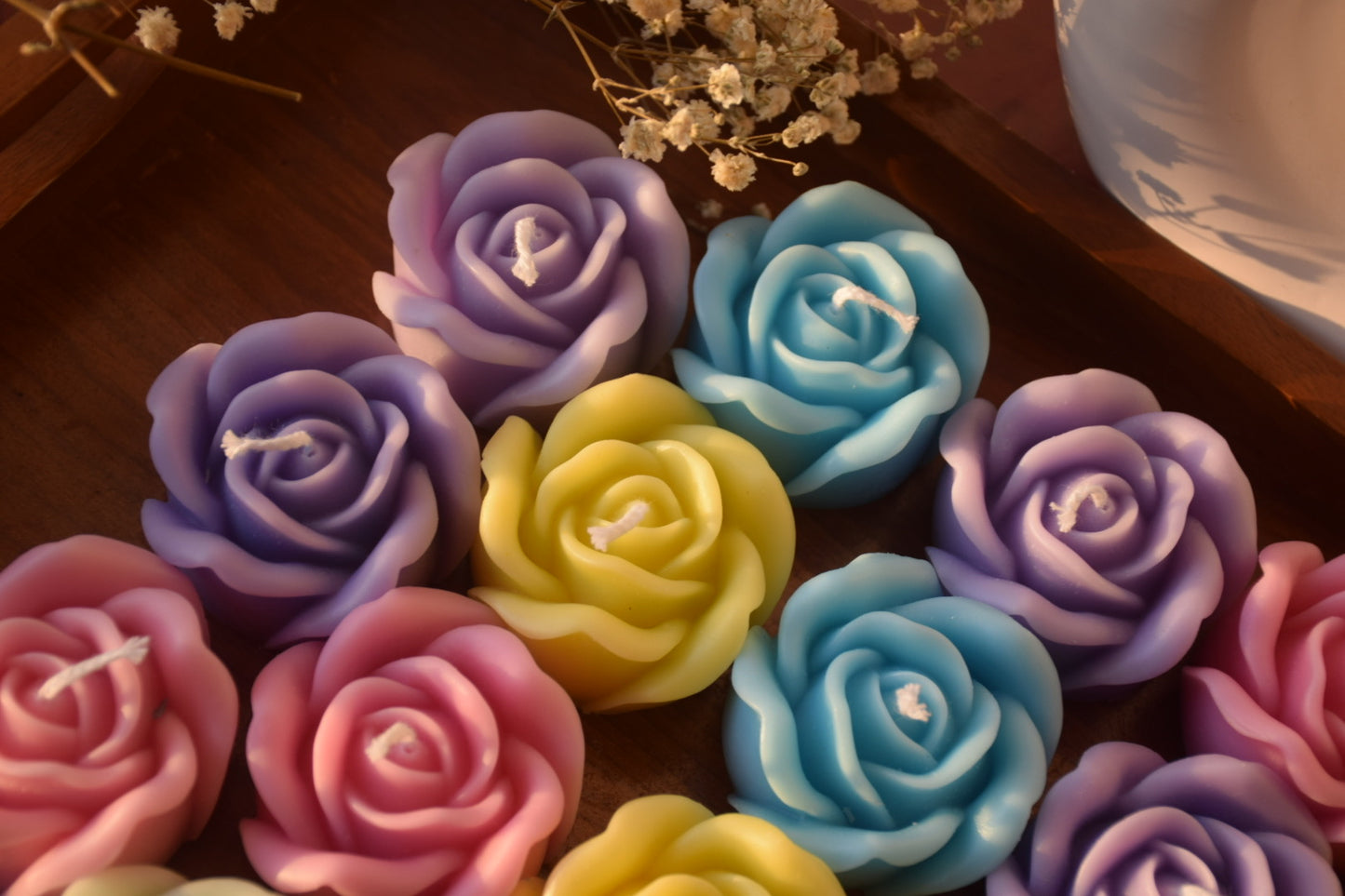 Rose Candle