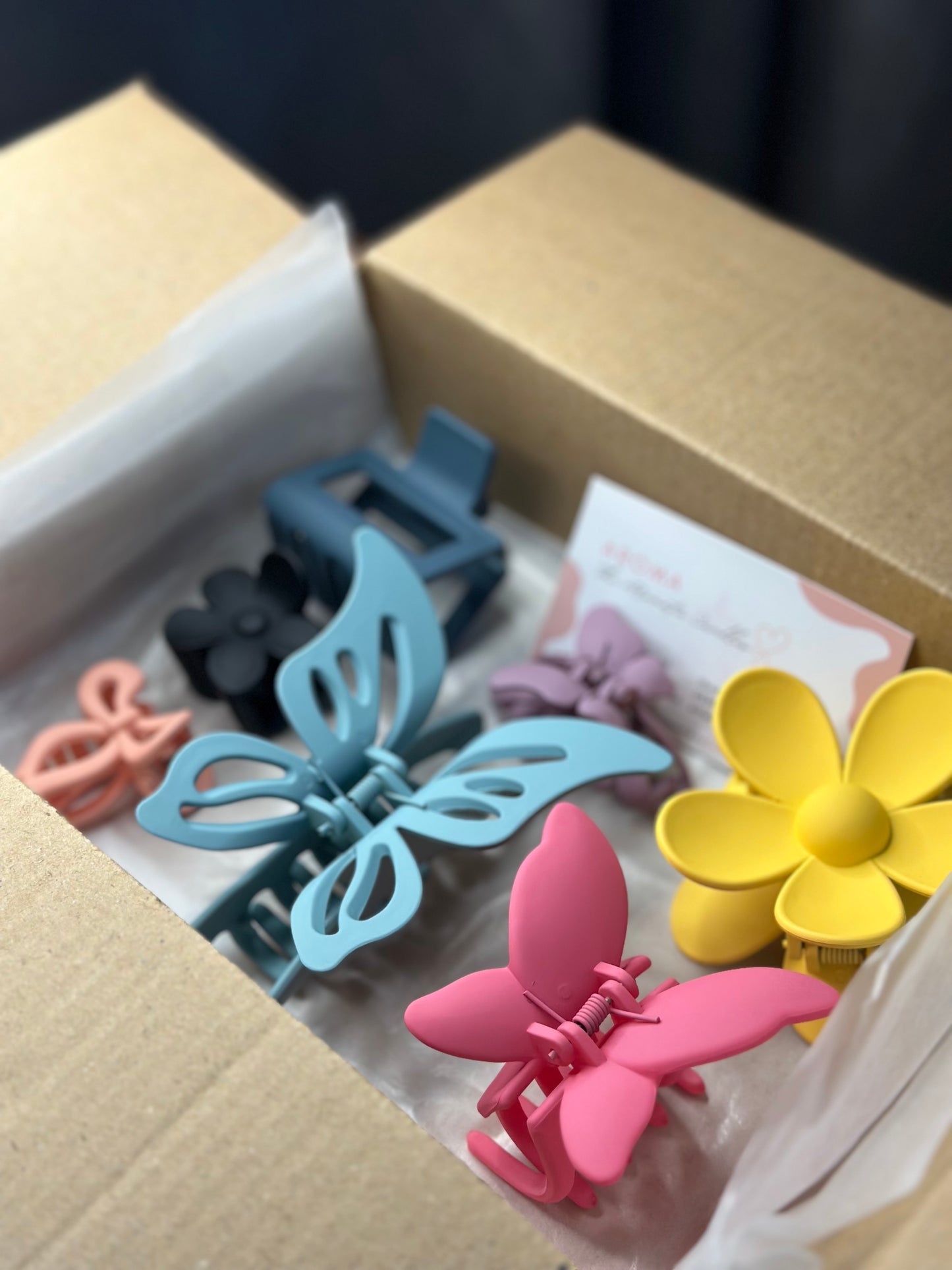 Mix claw clips - Set of 7