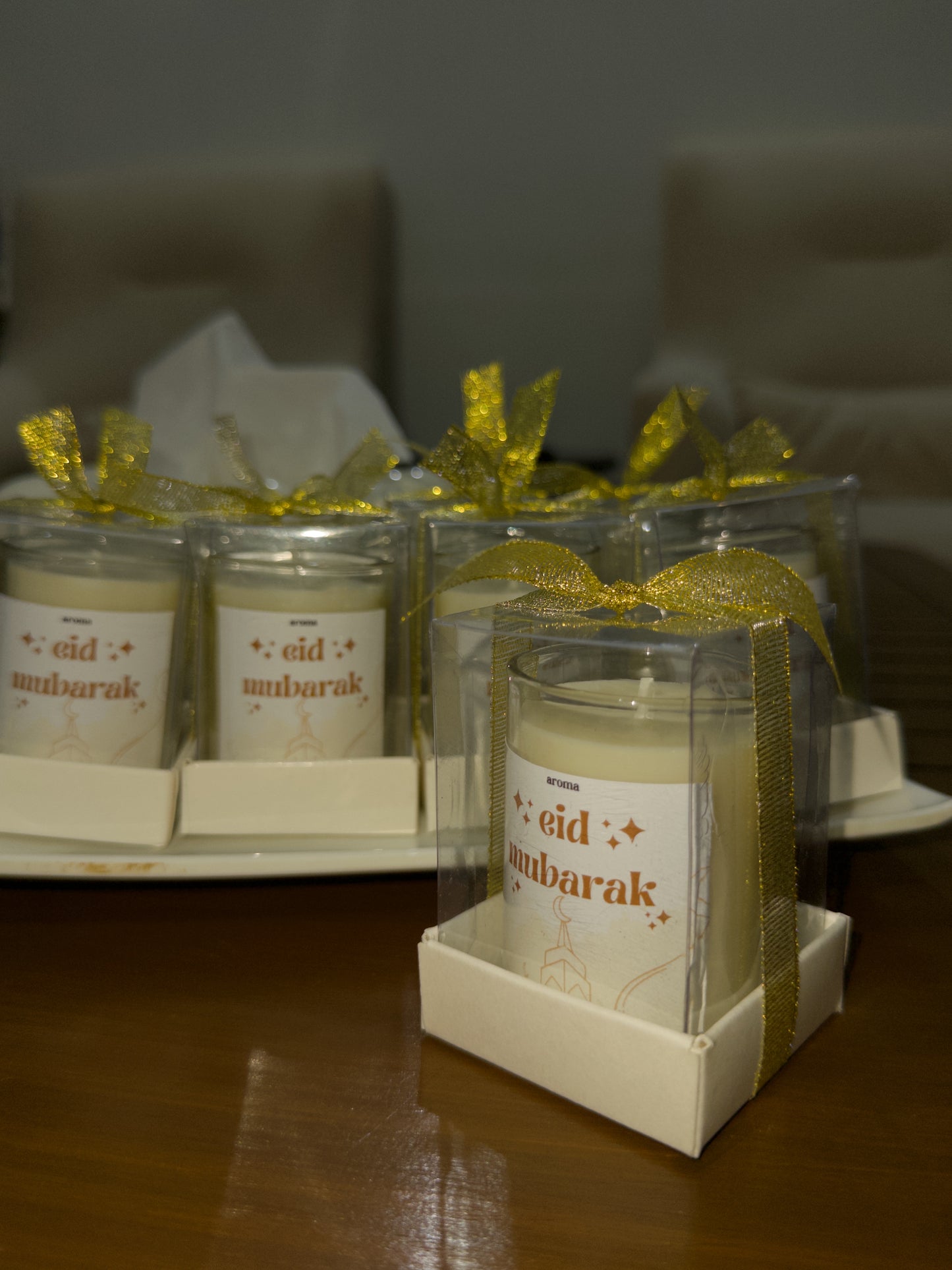 Eid jar scented candle with gift box - new ed