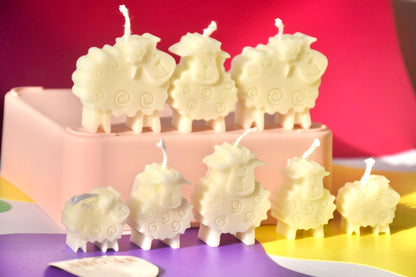 Mini Sheeps Candle set - 8 pieces