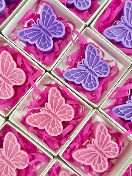 Butterfly scented candle