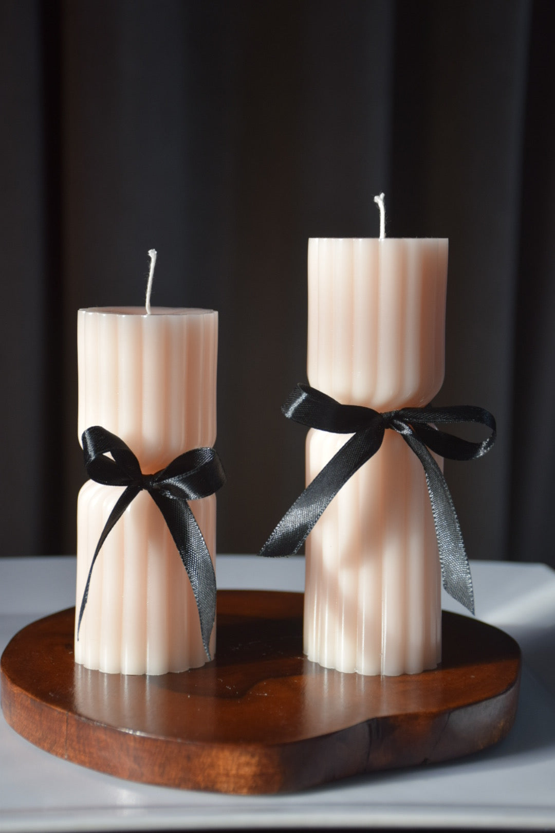 Pillar scented candle