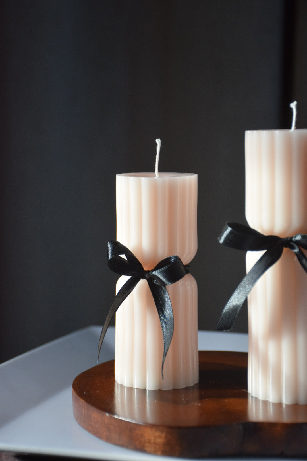Pillar scented candle